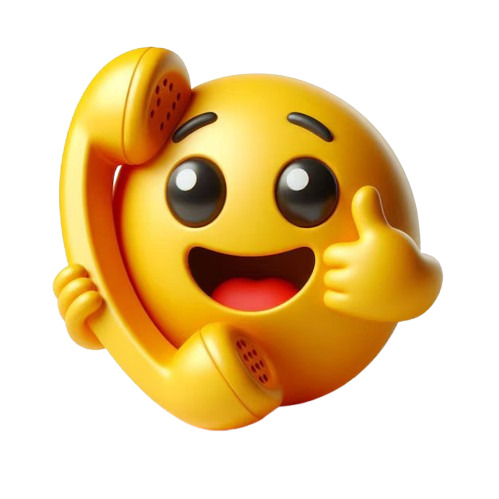 Smiling man making a call